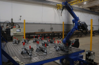 В работе филиала «Завод Энергоконструкция» ОАО «Белсельэлектросетьстрой» будет использоваться новый роботизированный сварочный комплекс