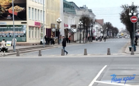 Новое ограждение пешеходной улицы в Барановичах